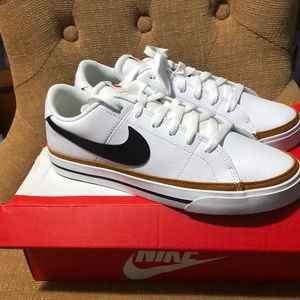 Nike ⚡️⚡️NEW⚡️⚡️ Nike Court Legacy White/Black/Desert